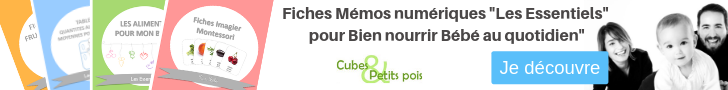 Tableau De Diversification Alimentaire En Fonction De L Age De Bebe Cubes Petits Pois