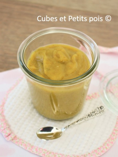 Soupe Pour Bebe Recette 5 Legumes Et Douceur De Pomme Cubes Petits Pois