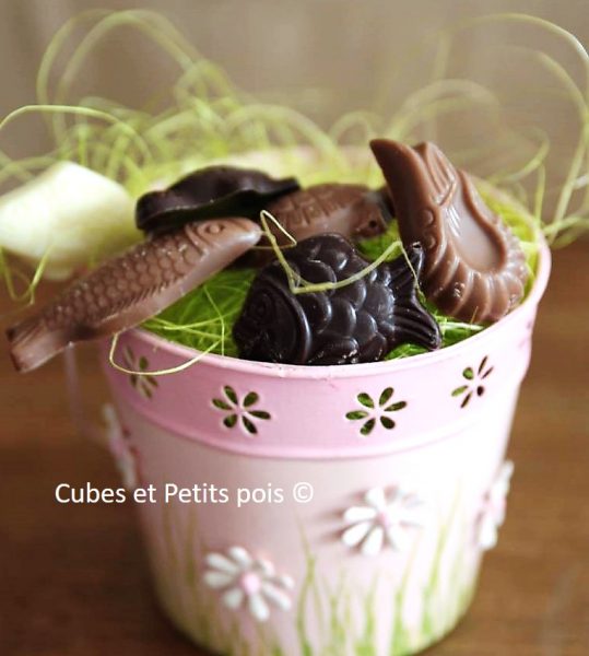 Chocolat Maison Pour Bebe Pour Paques Cubes Petits Pois