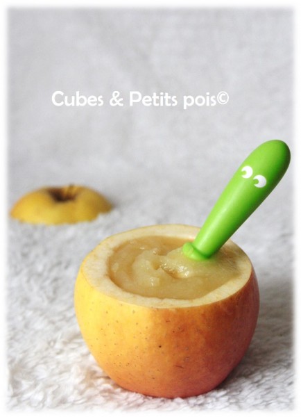 Cuisiner Les Pommes Pour Bebe Cubes Petits Pois