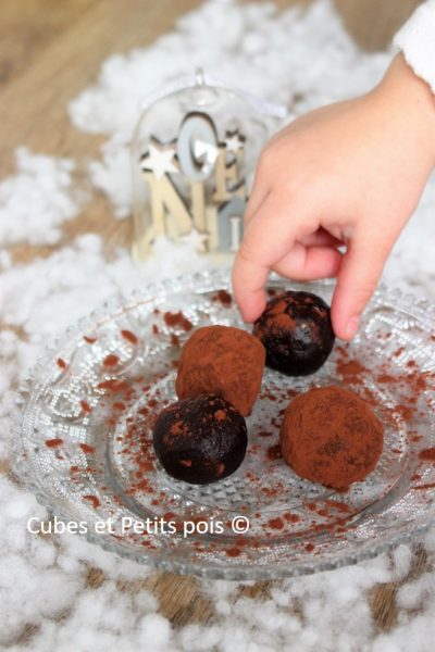 Truffes Vegan Pour Bebe Cubes Petits Pois