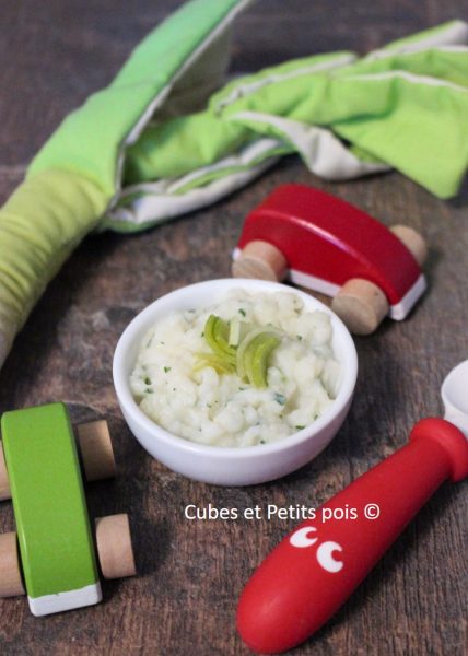 Fondue De Poireaux Pomme De Terre Et Persil Pour Mon Bebe Cubes Petits Pois