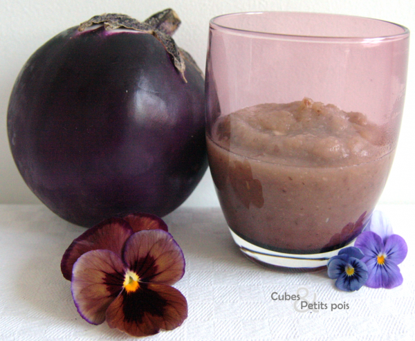 Puree D Aubergine Pour Bebe Cubes Petits Pois